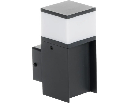 LED venkovní nástěnné svítidlo Kanlux DASTEN EL16 B s vestavěnou zásuvkou G9 IP44 11 W černé