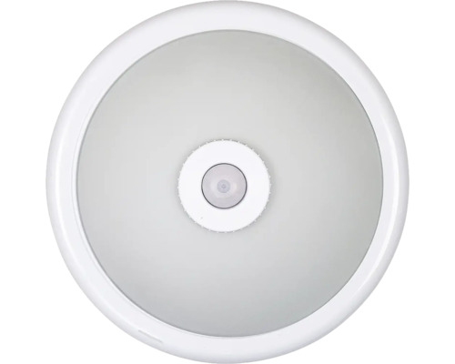 LED stropní svítidlo DARA 12W 900lm 4000K bílé se senzorem a nouzovým modulem Kulaté stropní světlo s pohybovým senzorem