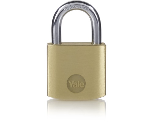 Visací zámek s tvrzeným třmenem a logem Yale