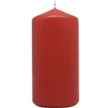 Červená sloupová svíčka