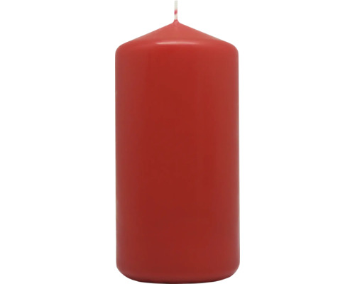 Červená sloupová svíčka