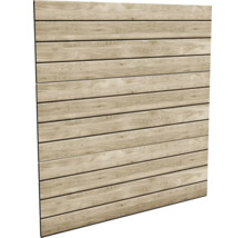 Dřevěná stěna z vodorovných prken