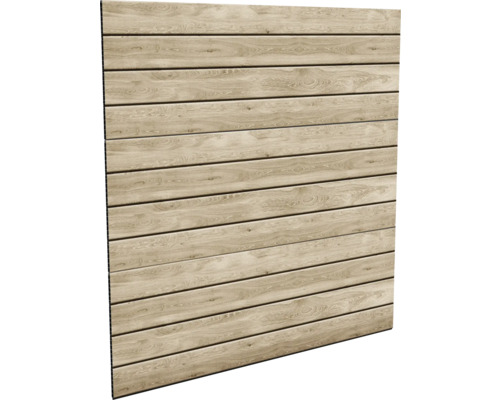 Dřevěná stěna z vodorovných prken