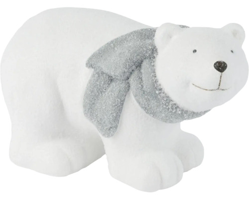 Dekorativní lední medvěd se šálou