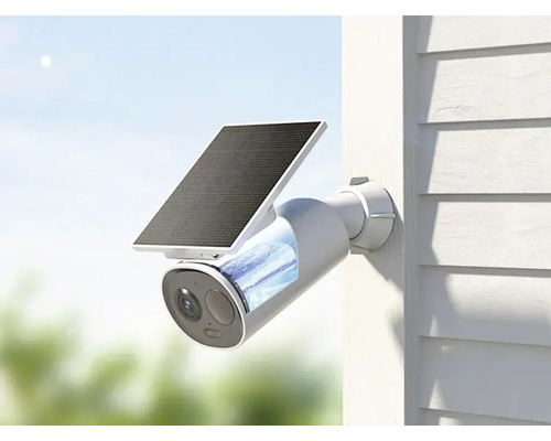Venkovní bezpečnostní kamera se solárním panelem