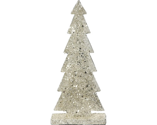 Dekorativní vánoční stromek z třpytivého materiálu