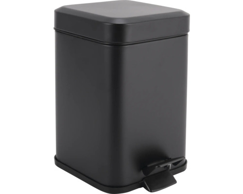 Obdélníkový odpadkový koš s pedálem a víkem