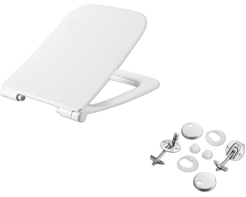 Toaletní sedátko s upevňovacím materiálem