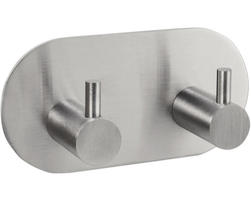 Dvojitý kovový věšák na stěnu