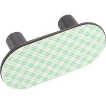 Lišta s háčky form&style k nalepení 2 háčky kulatá grafit