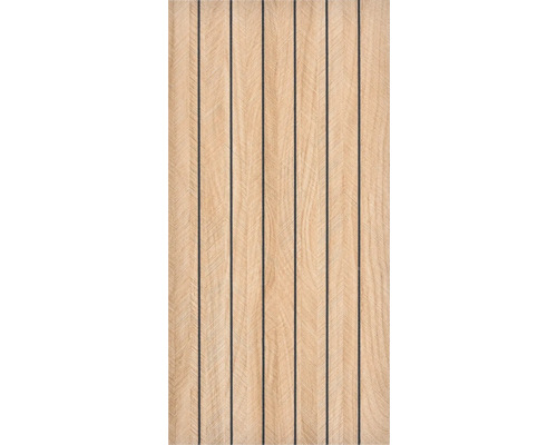 Samolepicí PVC panel hnědý 30 x 60 cm balení 4 ks Dřevěný panel s tmavými spárami