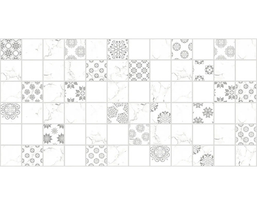 Samolepicí PVC panel Mix white bílý 96 x 48,5 cm