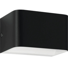 Černé LED nástěnné svítidlo