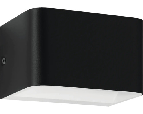 Černé LED nástěnné svítidlo