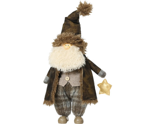 Dekorativní Santa Claus s hvězdou jako vánoční dekorace
