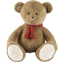 Plyšový medvěd s šálou