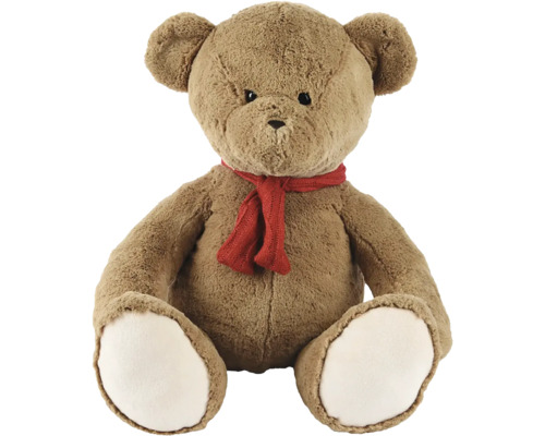 Plyšový medvěd s šátkem 25 cm hnědý Plyšový medvěd s šálou