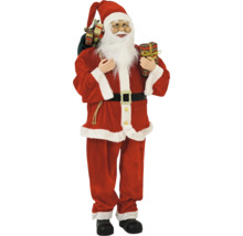 Figurka Santa Clause s dárky a pytlem