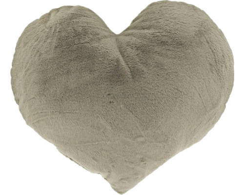 Polštář ve tvaru srdce z plyše