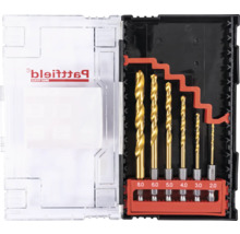 Sada vrtáků Patta Ergo Tools různých velikostí v plastovém boxu