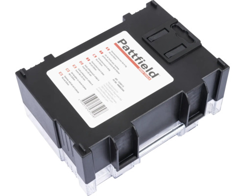 Sada Pattfield korunkových vrtáků do kladiva, 6 kusů, v úložném boxu