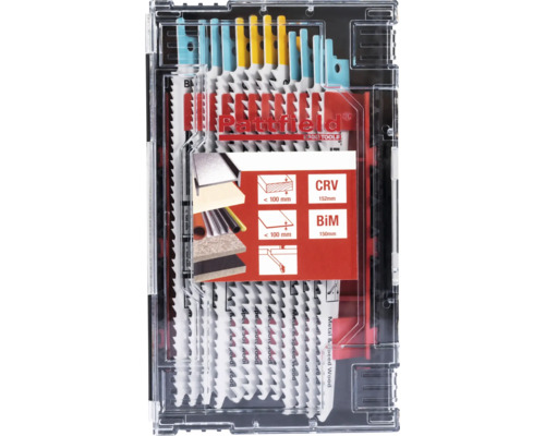 Sada pilových listů Pattfield v průhledném obalu