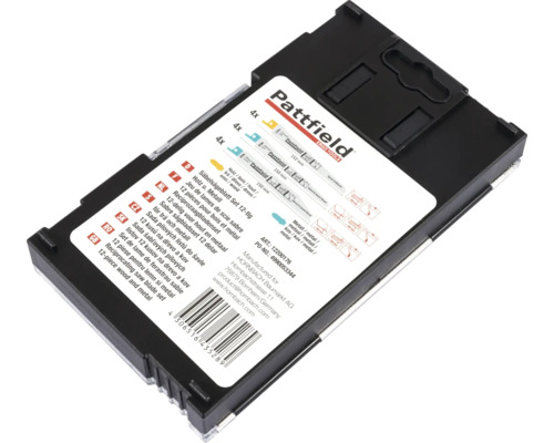 Sada pilových listů do šavle Pattfield, 12 kusů na dřevo a kov v úložném boxu