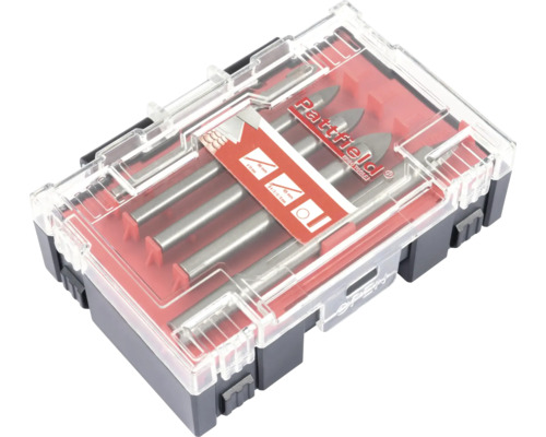 Sada vrtáků do dlaždic v úložném boxu