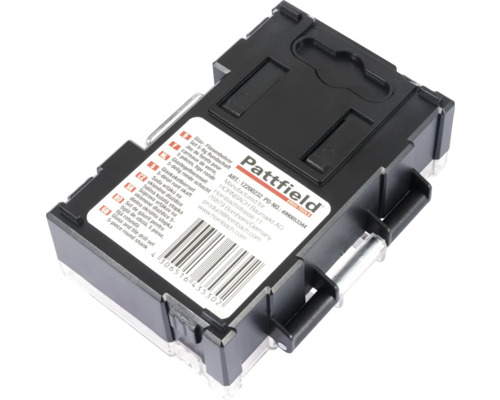 Sada vrtáků na skleněné dlaždice s pěti kulatými stopkami v úložném kufříku