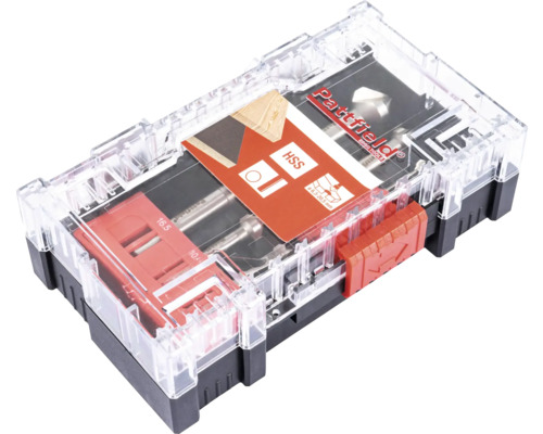 Sada vrtáků HSS Pattfield v kufříku na nářadí