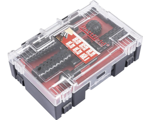 Sada frézovacích kolíků Pattfield v úložném boxu