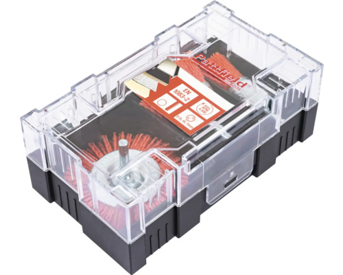 Sada drátěných kartáčů Pattfield v průhledném úložném boxu