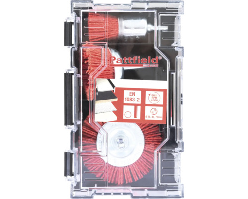 Sada drátěných kartáčů Pattfield v průhledném obalu