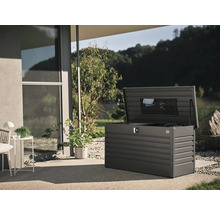 Box na polstry Biohort 130, 134 x 62 x 71 cm tmavě šedý metalický