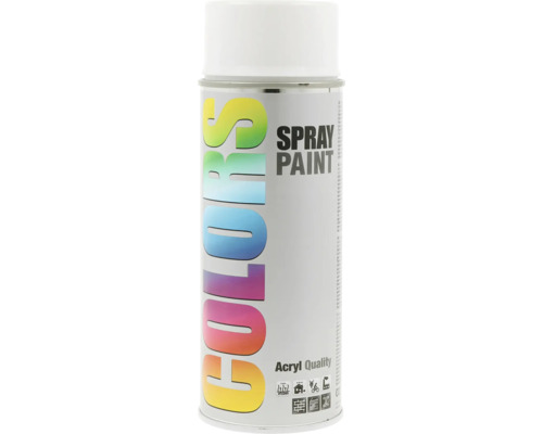 Akrylový lak ve spreji COLORS RAL9003 bílý lesklý 400 ml Akrylový lak ve spreji COLORS RAL9003 bílý lesklý 400 ml