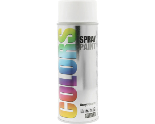 Akrylový lak ve spreji COLORS RAL9010 bílý matný 400 ml Akrylový lak ve spreji COLORS RAL9010 bílý matný 400 ml