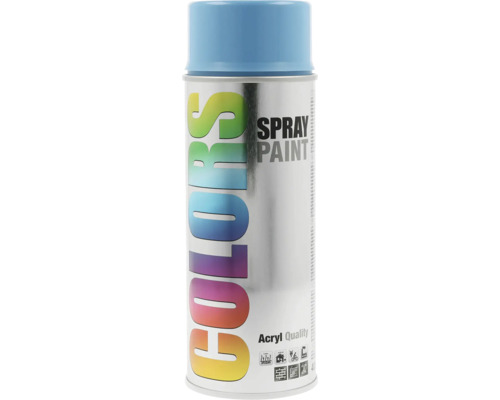 Akrylový lak ve spreji COLORS RAL5012 modrý lesklý 400 ml Akrylový lak ve spreji COLORS RAL5012 modrý lesklý 400 ml