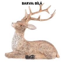 Dekorativní figurka ležícího jelena