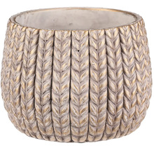 Květináč se vzorem pletení