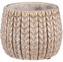 Květináč s pleteným designem pro vnitřní i venkovní použití