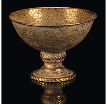 Dekorační skleněná mísa na noze