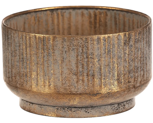 Dekorativní květináč s žebrovanou strukturou