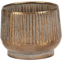 Dekorativní květináč s žebrovaným povrchem