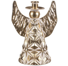 Andělský svícen z kovu