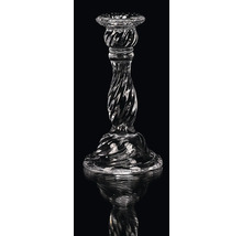 Skleněný svícen se spirálovým designem