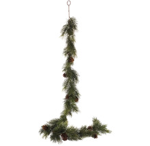 Girlanda s borovicovými šiškami na ozdobu