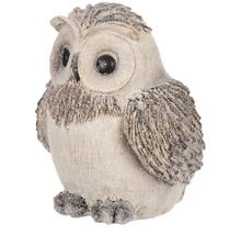 Dekorativní soška sovy z umělého kamene
