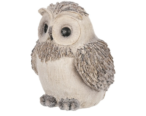 Dekorativní soška sovy z umělého kamene