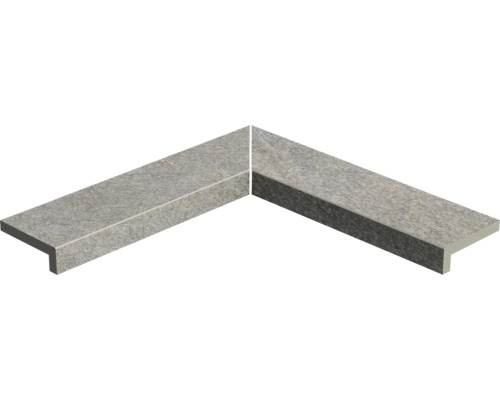 Bazénový lem LUSERNA 60x15x5 cm vnitřní roh 90° Dva rohové profily z kamene