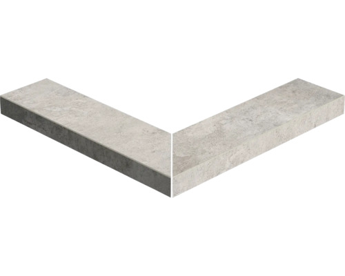 Rohový prvek betonového obrubníku